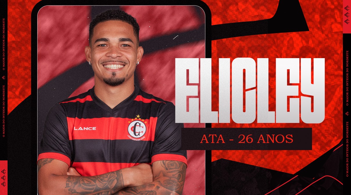 ELICLEY É O DÉCIMO PRIMEIRO REFORÇO CONFIRMADO DO CAMPINENSE PARA 2026